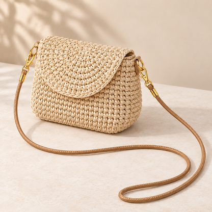 Handcrafted Braided Crossbody Bag Strap