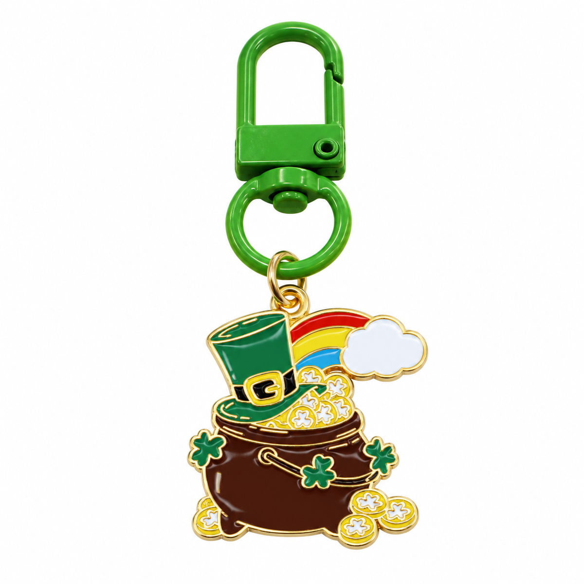 St. Patrick's Day Shamrock Keychain