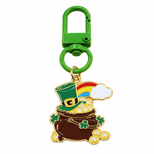 St. Patrick's Day Shamrock Keychain